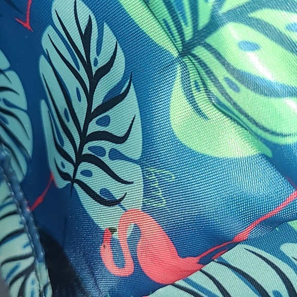 Lug Mini Ranger Blue Flamingo Print Crossbody Bag - Picture 9 of 9